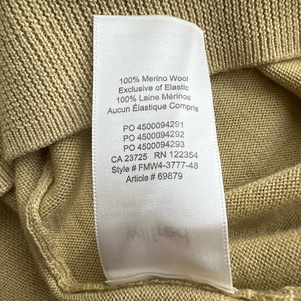 Wilfred Turtleneck lightweight sweater Sz L - Picture 7 of 12